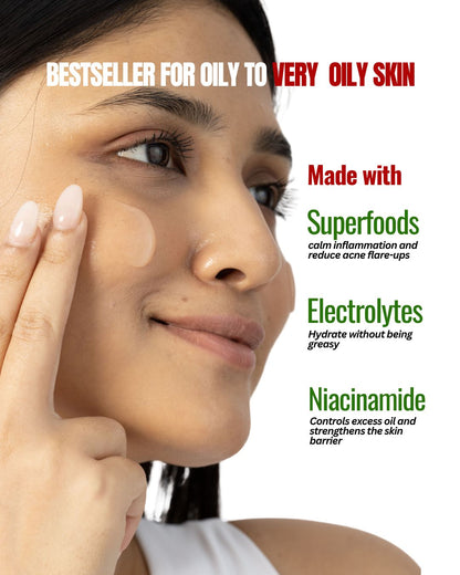 Oil-Control Hydrogel Moisturizer for Oily, Sensitive Skin | 50ml